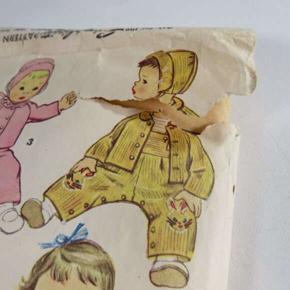 Simplicity Clothing Pattern 4417 (complete) Toddler Clothes size 1 - Picture 7 of 7